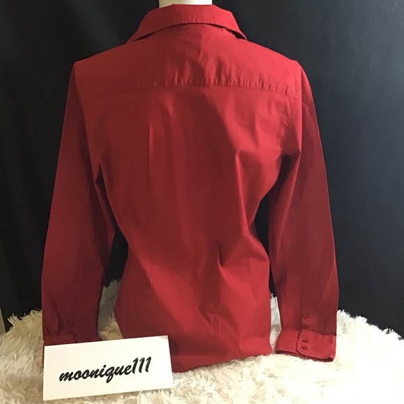 Talbots Stretch Button Top - Picture 2 of 3